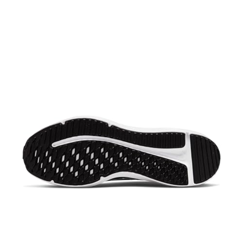 NIKE Downshifter 12, Zapatillas Hombre, Black White Dk Smoke Grey Pure Platinum, 41 EU