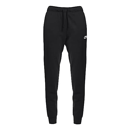 NIKE DQ5191-010 W NSW Club FLC MR Pant STD Pants Mujer Black/White Tamaño M