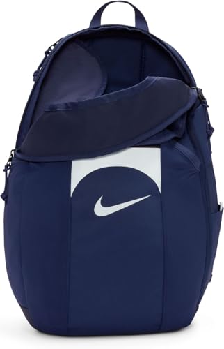 NIKE DV0761-410 Academy Team Gym Bag Unisex MIDNIGHT NAVY/MIDNIGHT NAVY/WHITE Tamaño 1SIZE