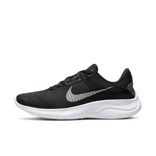 NIKE Flex Experience Run 11, Zapatillas Mujer, Black White Dk Smoke Grey, 38.5 EU