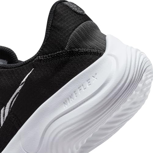 NIKE Flex Experience Run 11, Zapatillas Mujer, Black White Dk Smoke Grey, 38.5 EU