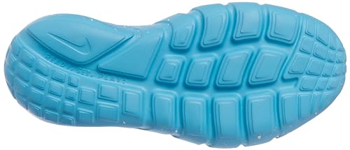 NIKE Flex Runner 2 Lil, Zapatilla de Deporte, Bleu minéral Sarcelle/Chrome-baltique, 21 EU