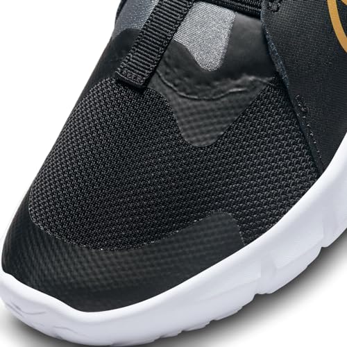 Nike Flex Runner 2 (PSV), Bajo, Black/Metallic Gold-Cool Grey-White, 28.5 EU