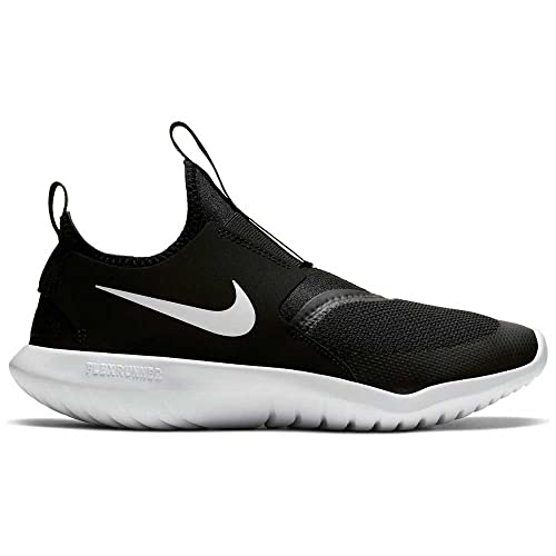 NIKE Flex Runner (GS), Sneaker Unisex Adulto, Blanco Negro, 38 EU