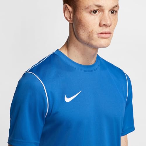 NIKE Hombre Camiseta de Manga Corta, Royal Blue/White/White, M