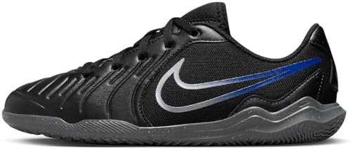 NIKE Legend 10 Club, Zapatillas de fútbol Unisex niños, Black Chrome Hyper Royal, 32 EU