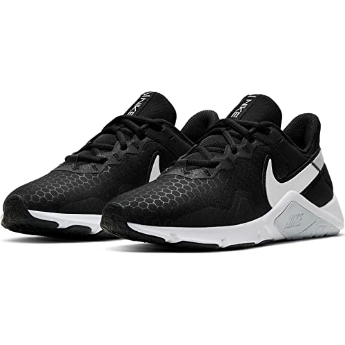 Nike Legend Essential 2, Zapatillas de Atletismo Mujer, Black White Pure Platinum, 36 EU