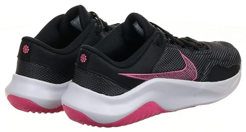 NIKE Legend Essential 3, Sneaker Mujer, Black/Pinksicle-Particle Grey, 38 EU