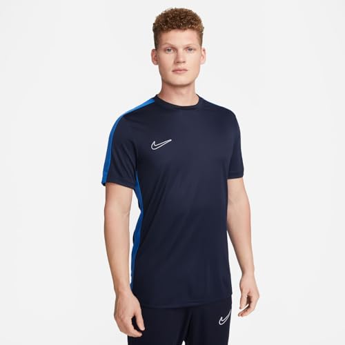 NIKE M NK DF ACD23 Top SS T-Shirt, Obsidian/Royal Blue/White, L para Hombre