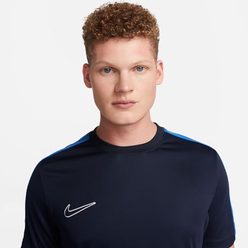 NIKE M NK DF ACD23 Top SS T-Shirt, Obsidian/Royal Blue/White, L para Hombre