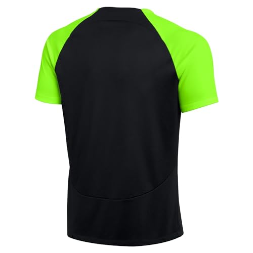 NIKE M NK DF ACDPR SS Top K T-Shirt, Black/Volt/White, Hombre