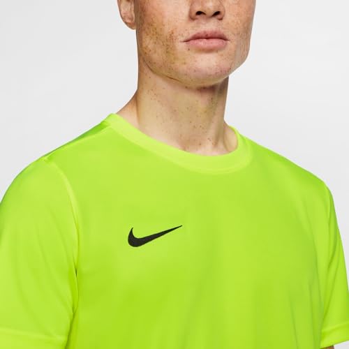 NIKE M Nk Dry Park VII JSY SS Camiseta de Manga Corta, Hombre, Amarillo (Volt/Black), L