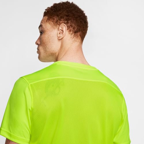 Nike M Nk Dry Park Vii Jsy Ss T-Shirt, Hombre, volt/black, M