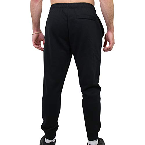 Nike M NSW Club Jggr Ft Pant, Hombre, Black/Black/White, M