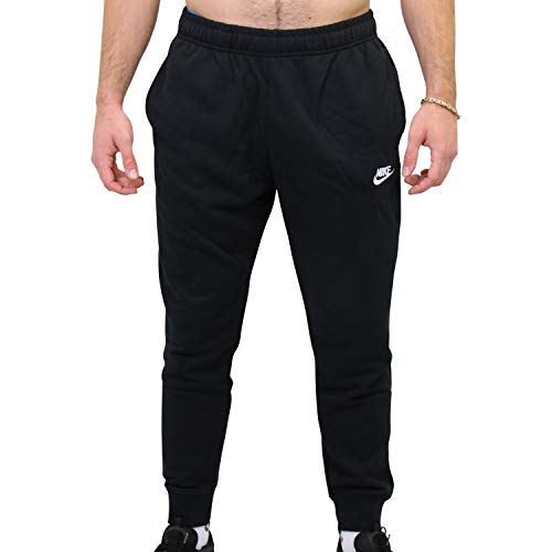 Nike M NSW Club Jggr Ft Pant, Hombre, Black/Black/White, M