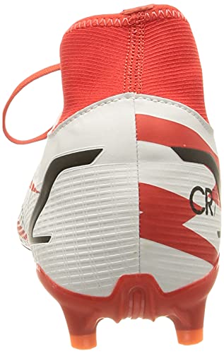 Nike Mercurial Superfly 8 Academy CR7 MG, Soccer Shoe Unisex Adulto, Chile Red/Black-White-Total Orange, 43 EU