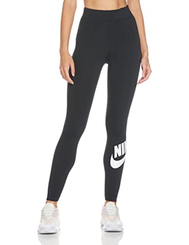 Nike Mujer Leggings, Black/(White), XS