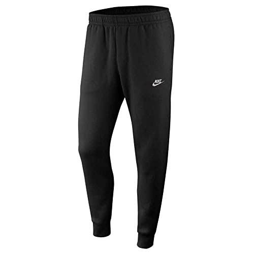 NIKE Nsw Club Jggr Bb, Pantalones Deportivos Hombre, Negro (black/black/white), S