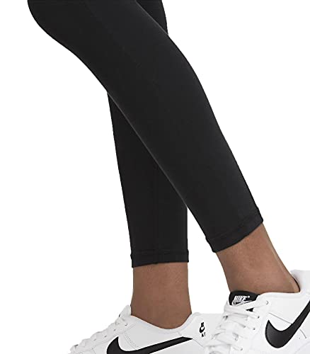 NIKE Nsw Favorites Gx Hw, Leggings Niñas, Black/white, 10 Años