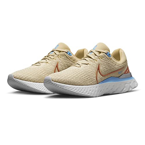 Nike - React Infinity Run Flyknit 3 - DD3024500, Sésamo/avena/blanco/cobre metálico, 39 EU