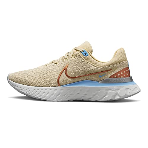 Nike - React Infinity Run Flyknit 3 - DD3024500, Sésamo/avena/blanco/cobre metálico, 39 EU