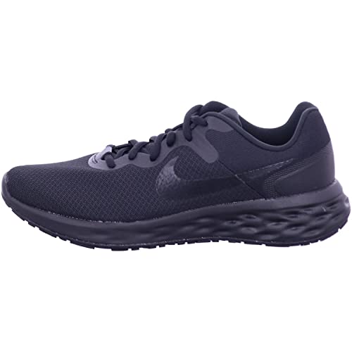 Nike Revolution 6 Next Nature, Running Shoe Hombre, Black-Dark Smoke Grey, 43 EU