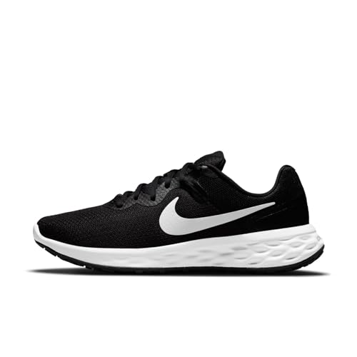 NIKE Revolution 6, Zapatillas de Gimnasia Hombre, Black White Iron Grey 728, 49.5 EU