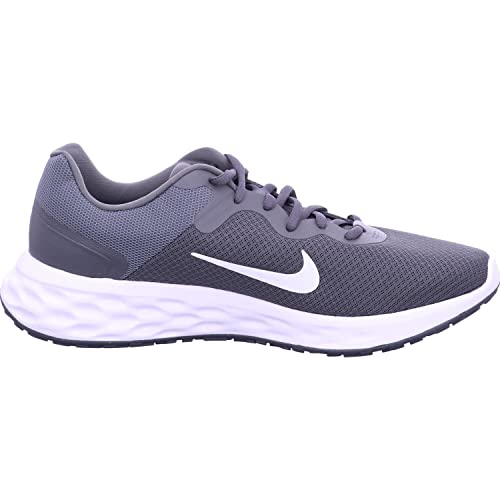 NIKE Revolution 6, Zapatillas de Gimnasia Hombre, Iron Grey White Smoke Grey Black, 42.5 EU