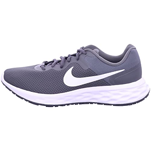 NIKE Revolution 6, Zapatillas de Gimnasia Hombre, Iron Grey White Smoke Grey Black, 42.5 EU