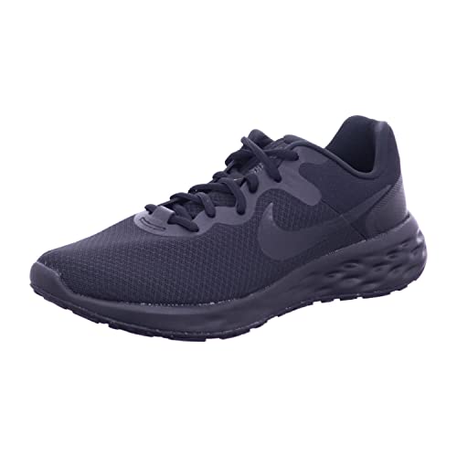 NIKE Revolution 6, Zapatillas de Gimnasia Hombre, Negro (Black Black Dk Smoke Grey), 42 E