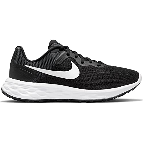 NIKE Revolution 6, Zapatillas de Gimnasia Mujer, Black White Dark Smoke Grey Cool Grey, 38 EU