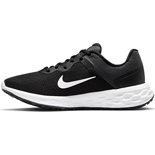 NIKE Revolution 6, Zapatillas de Gimnasia Mujer, Black White Dark Smoke Grey Cool Grey, 38 EU