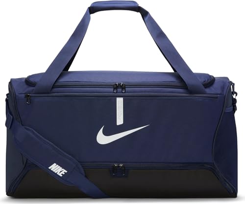 Nike Soccer Duffel Bag Nike Academy Team, Midnight Navy/Black/White, CU8089-410, 1SIZE