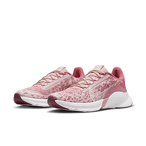 Nike Superrep Go 3 Flyknit Next Nature, Zapatos de Entrenamiento para Mujer, Desert Berry Sail Barely Rose, 39 EU