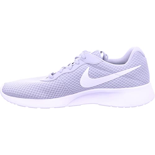 NIKE Tanjun DJ6258, Zapatillas Hombre, Gris (Wolf Grey/White/Barely Volt/Black), 40.5 EU