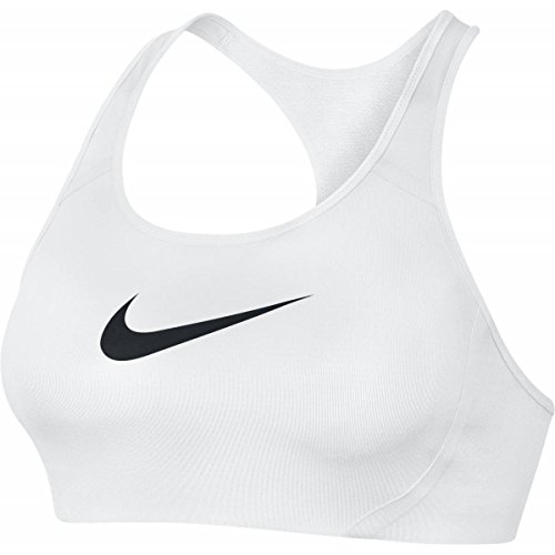 NIKE Victory Shape H.S Sujetador Deportivo, Mujer, Blanco (White/White/Black), S