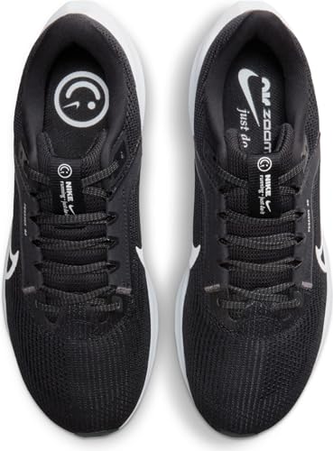 NIKE W Air Zoom Pegasus 40, Sneaker Mujer, Black/White-Iron Grey, 38 EU