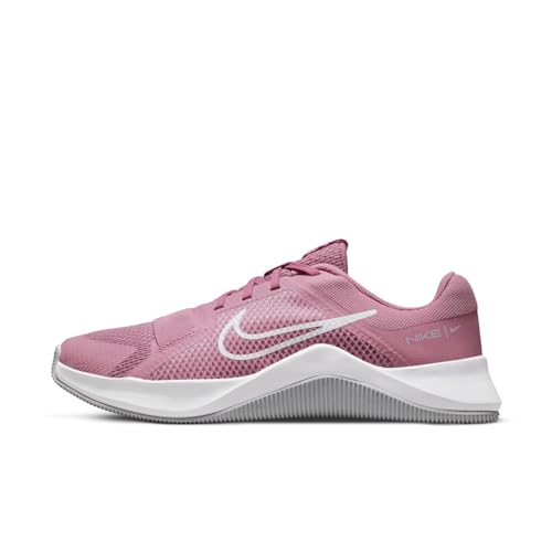 Nike W MC Trainer 2, Sneaker Mujer, Elemental Pink/White-Pure Platinum, 38 EU