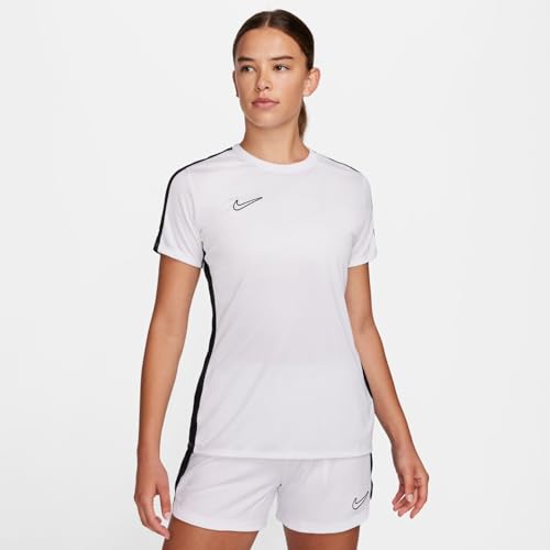 NIKE W NK DF ACD23 Top SS T-Shirt, White/Black/Black, M para Mujer