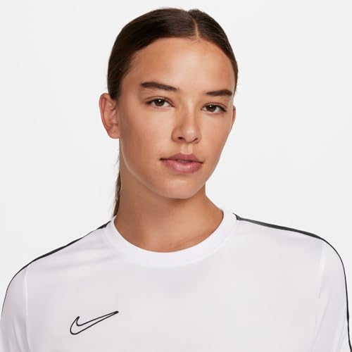 NIKE W NK DF ACD23 Top SS T-Shirt, White/Black/Black, M para Mujer