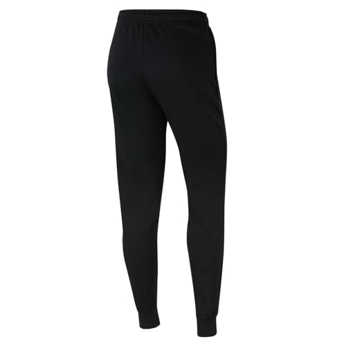 NIKE - W Nk Flc Park20 Pant Kp, Pantalones para Mujer, Negro / Blanco, S