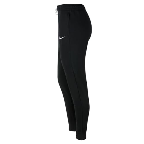 NIKE - W Nk Flc Park20 Pant Kp, Pantalones para Mujer, Negro / Blanco, XS