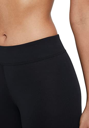 Nike W NSW ESSNTL LGGNG 7/8 LBR MR Leggings, Black/(White), M Womens