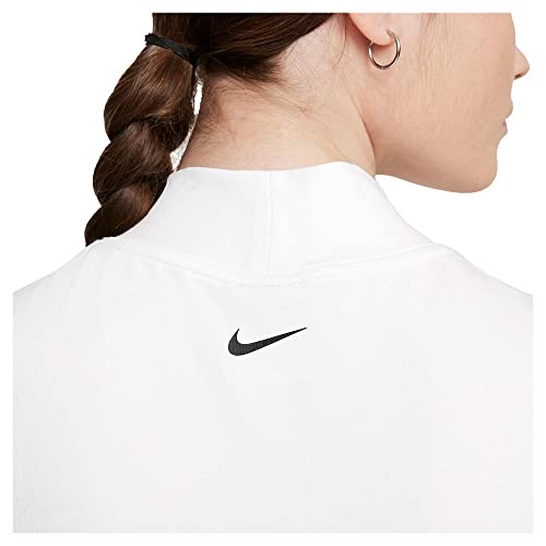 NIKE W NSW Tank Mock PRNT Vest, White, M Women's