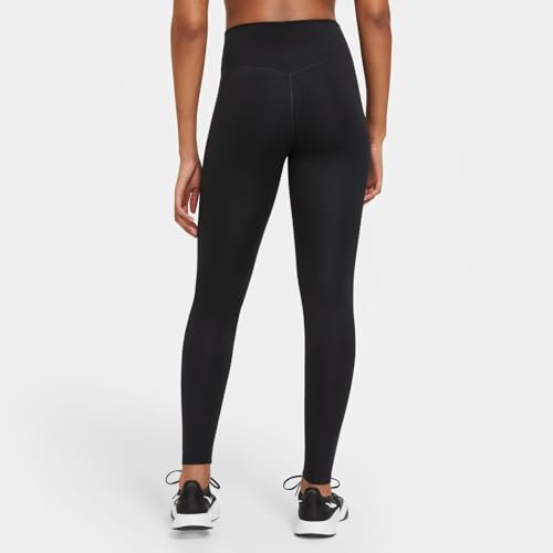 NIKE W One MR TGHT 2.0 Leggings, Black/(White) S para Mujer (DD0252-010)