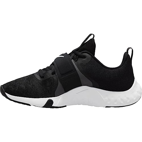 Nike W Renew IN-Season TR 12, Sneaker Mujer, Black/White-DK Smoke Grey, 40 EU