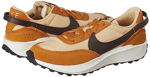 NIKE WMNS Waffle Debut - Tenis de correr para mujer, SESAME/BARROCO MARRÓN-DESIERTO OCRE-NEGRO, 3.5 UK (6 US)