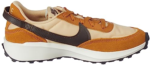 NIKE WMNS Waffle Debut - Tenis de correr para mujer, SESAME/BARROCO MARRÓN-DESIERTO OCRE-NEGRO, 3.5 UK (6 US)