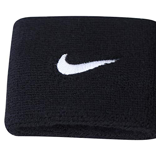 NIKE Wristband, Muñequera Hombre, Negro, Talla Única