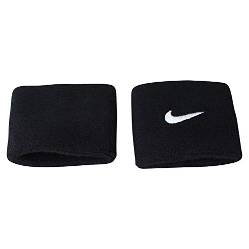 NIKE Wristband, Muñequera Hombre, Negro, Talla Única